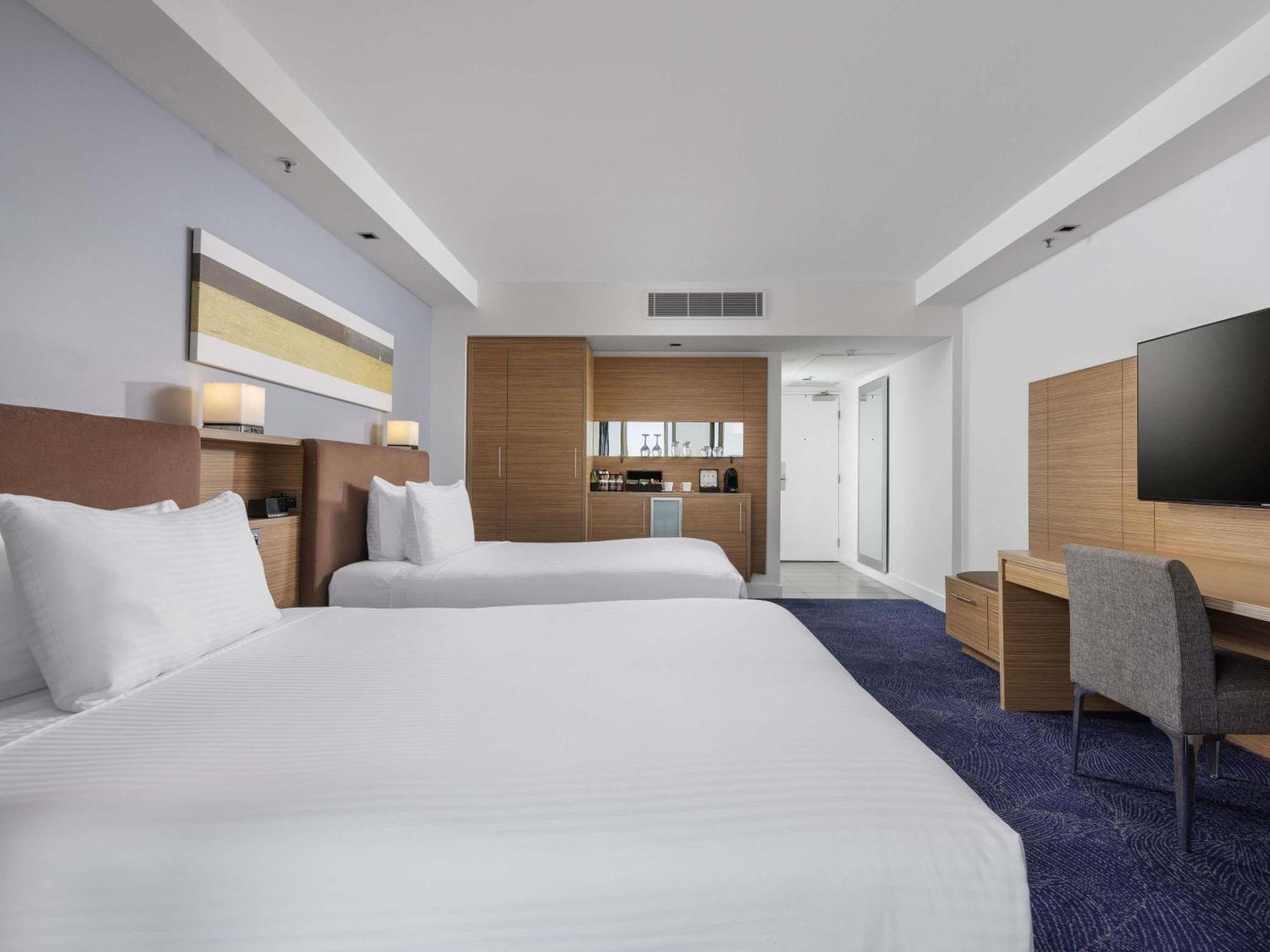 Superior Room Two Double Beds Hinterland Views